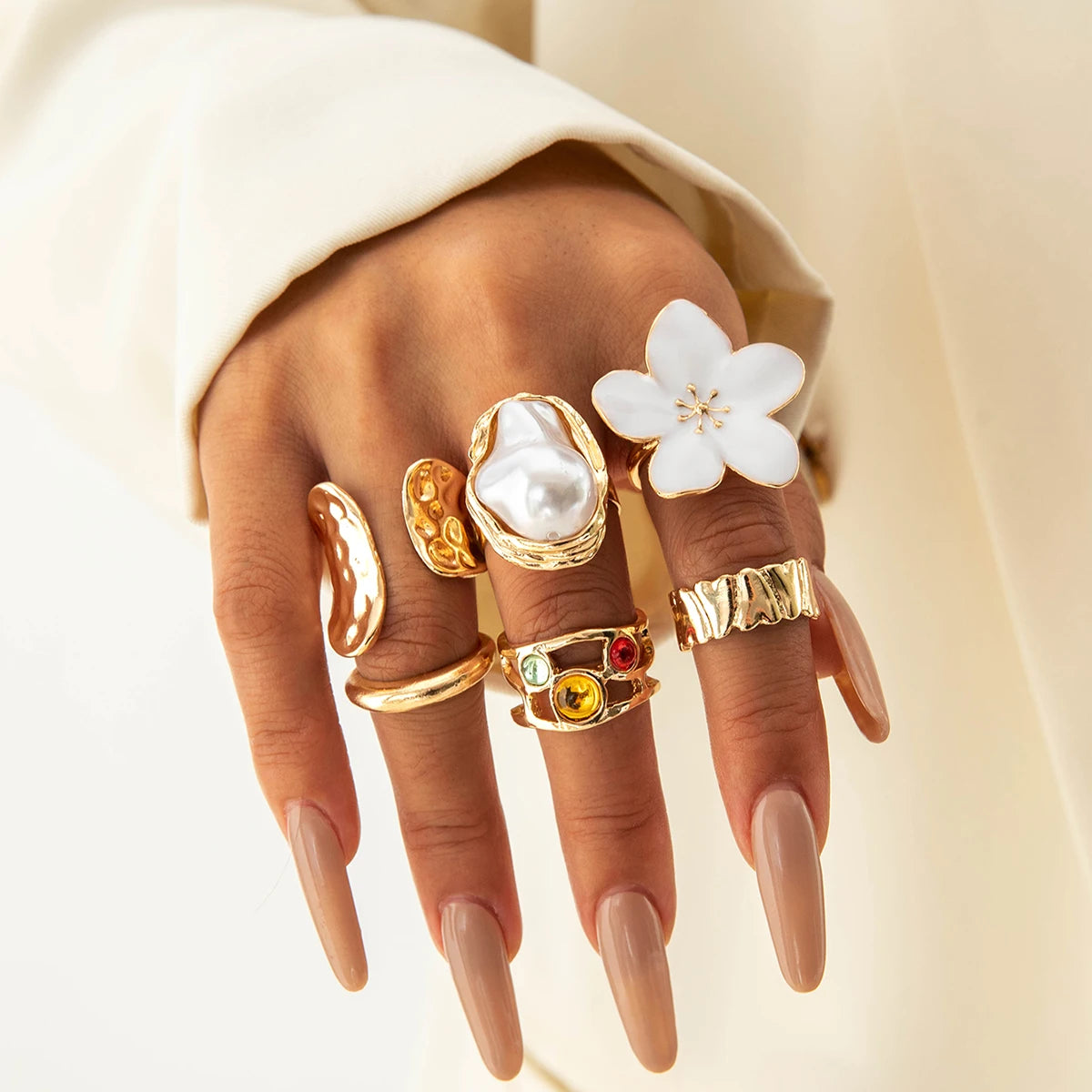 Royal Pearl Rings
