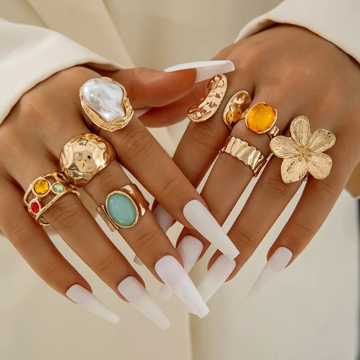 Royal Pearl Rings